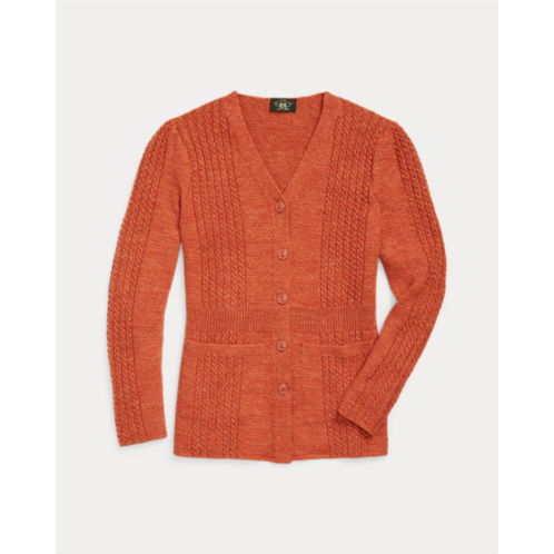 Polo Ralph Lauren Cable-Knit Cotton-Linen Cardigan