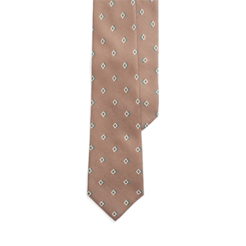 Polo Ralph Lauren Diamond-Print Cashmere-Silk Tie
