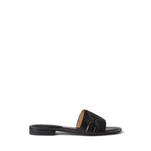 Polo Ralph Lauren Alegra III Leather Slide Sandal