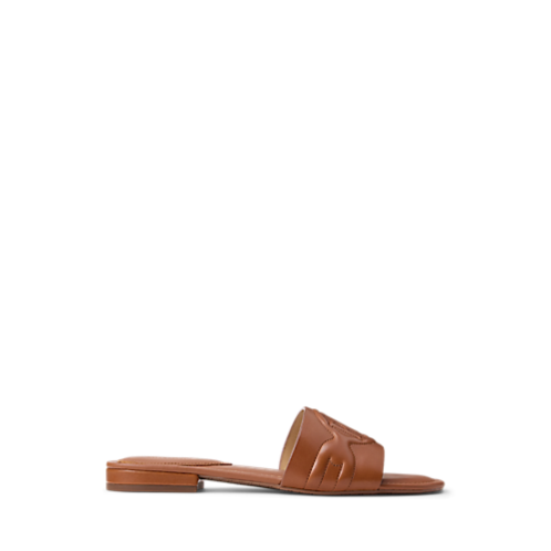 Polo Ralph Lauren Alegra III Leather Slide Sandal