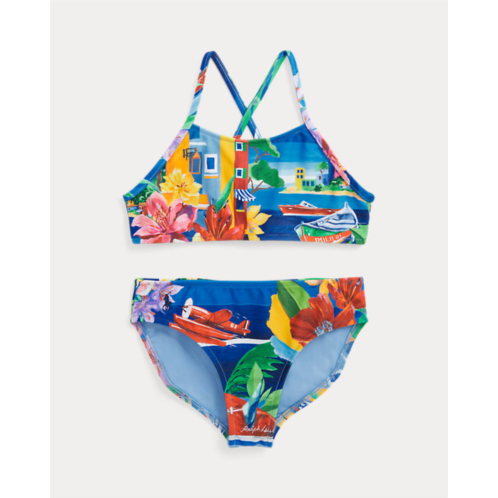 Polo Ralph Lauren Seaside-Print Two-Piece Swimsuit