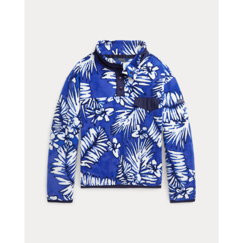 Polo Ralph Lauren Tropical-Print Brushed Fleece Pullover