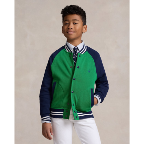 Polo Ralph Lauren Color-Blocked Fleece Baseball Jacket