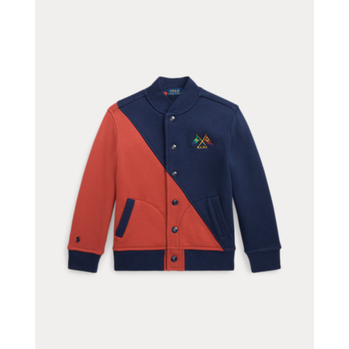 Polo Ralph Lauren Nautical-Flag Fleece Baseball Jacket