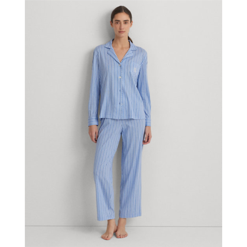 Polo Ralph Lauren Striped Cotton-Blend Jersey Sleep Set