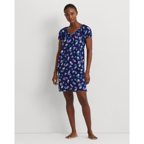 Polo Ralph Lauren Floral Cotton-Blend-Jersey Nightgown