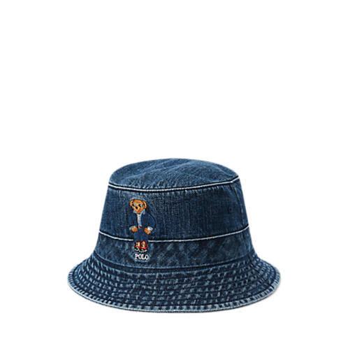 Polo Ralph Lauren Polo Bear Denim Bucket Hat