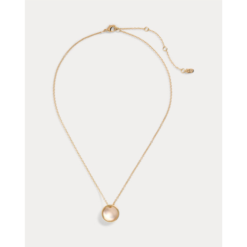 Polo Ralph Lauren Gold-Tone Logo-Ring Pendant Necklace