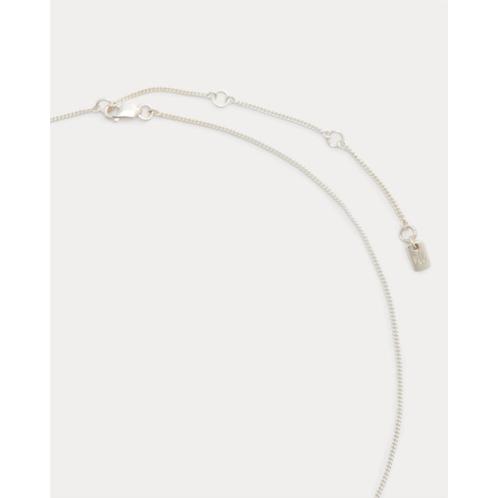 Polo Ralph Lauren Sterling Silver Padlock Pendant Necklace
