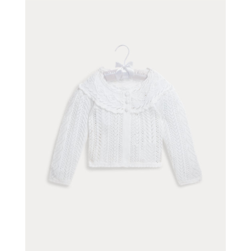 Polo Ralph Lauren Pointelle-Knit Cotton Cardigan
