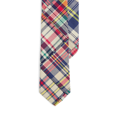Polo Ralph Lauren Patchwork Plaid Cotton Tie