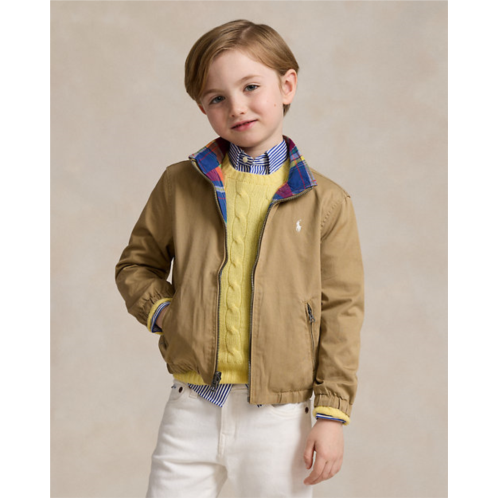 Polo Ralph Lauren Reversible Cotton Twill-Madras Jacket