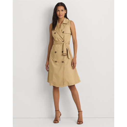 Polo Ralph Lauren Micro-Sanded Twill Sleeveless Dress