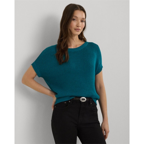 Polo Ralph Lauren Rib-Knit Short-Sleeve Sweater