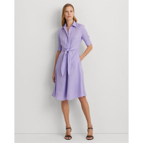 Polo Ralph Lauren Tie-Front Linen Shirtdress