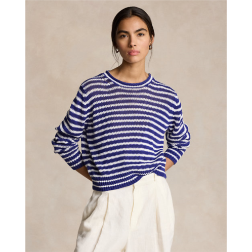 Polo Ralph Lauren Striped Linen-Cotton Sweater