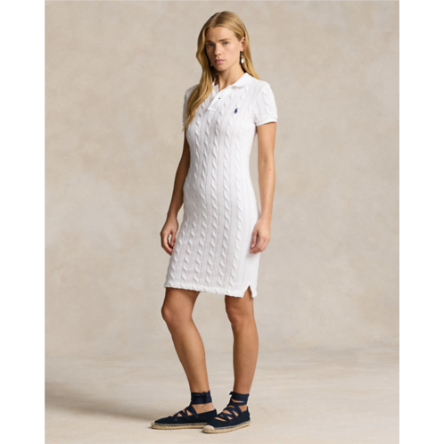 Polo Ralph Lauren Cable-Knit Cotton Polo Dress