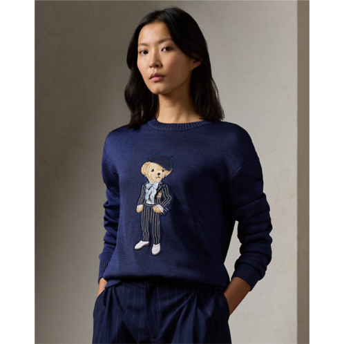 Polo Ralph Lauren Cricket Polo Bear Silk Sweater
