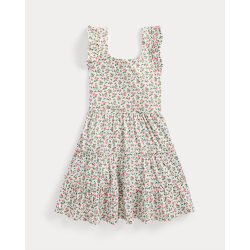 Polo Ralph Lauren Floral Tiered Cotton Jersey Dress