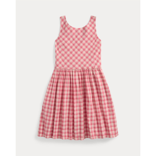 Polo Ralph Lauren Gingham Cotton Madras Dress