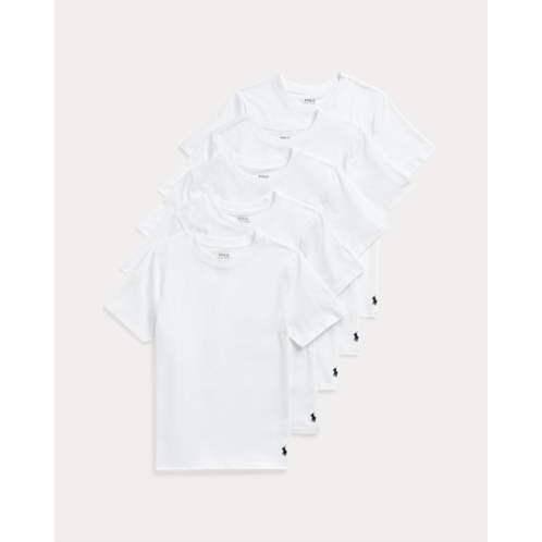 Polo Ralph Lauren Stretch Cotton Jersey Crewneck 5-Pack