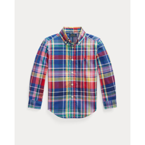 Polo Ralph Lauren Plaid Cotton Poplin Shirt