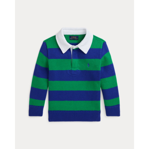 Polo Ralph Lauren Striped Cotton Rugby Sweater