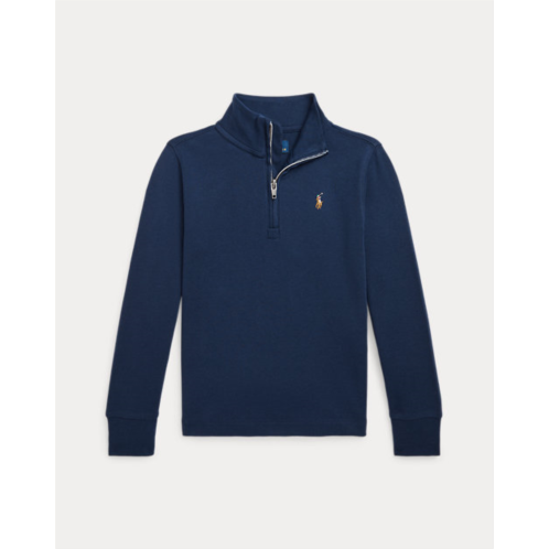 Polo Ralph Lauren Cotton Interlock Quarter-Zip Pullover