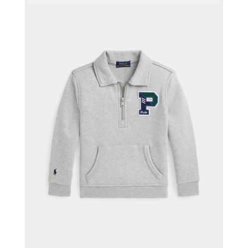 Polo Ralph Lauren Fleece Letterman Collared Sweatshirt