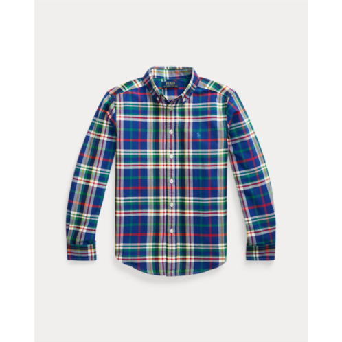 Polo Ralph Lauren Plaid Cotton Oxford Shirt