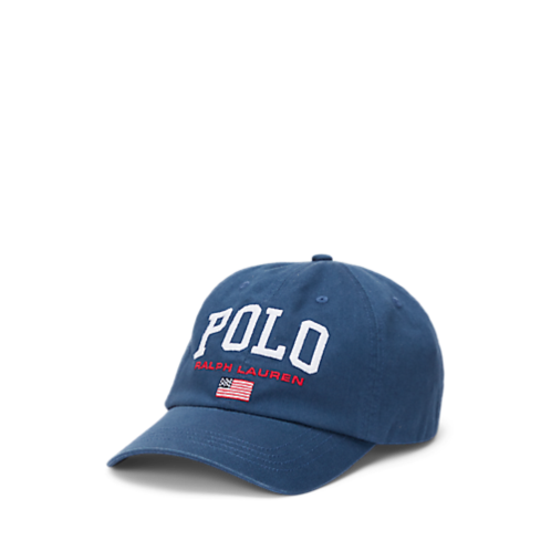Polo Ralph Lauren Flag Logo Cotton Chino Ball Cap