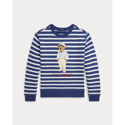 Polo Ralph Lauren Striped Polo Bear Fleece Sweatshirt