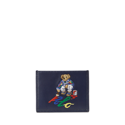 Polo Ralph Lauren Polo Bear Leather Card Case