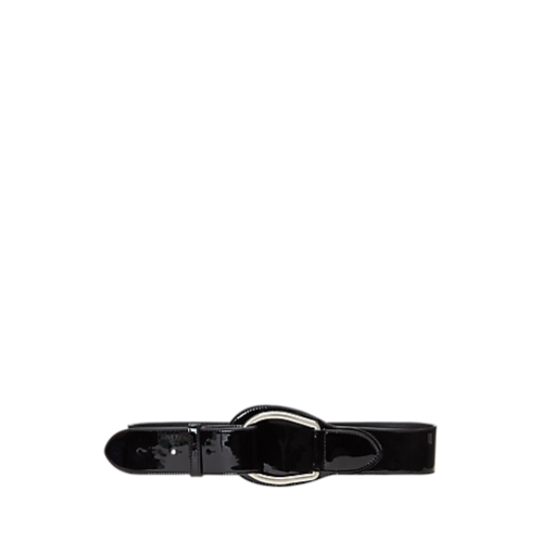 Polo Ralph Lauren Patent Leather Wide D-Ring Belt