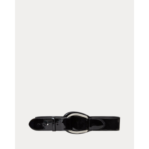 Polo Ralph Lauren Patent Leather Wide D-Ring Belt