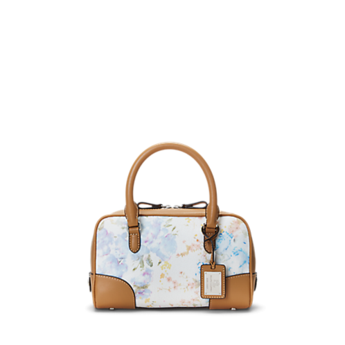 Polo Ralph Lauren Floral Canvas Small Emerie Satchel