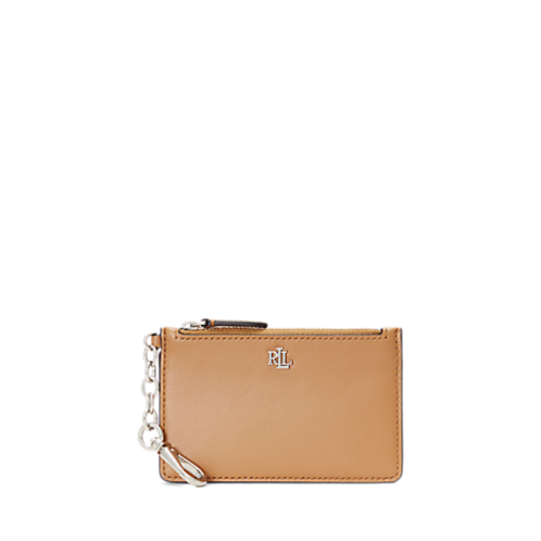 Polo Ralph Lauren Leather Zip Card Case