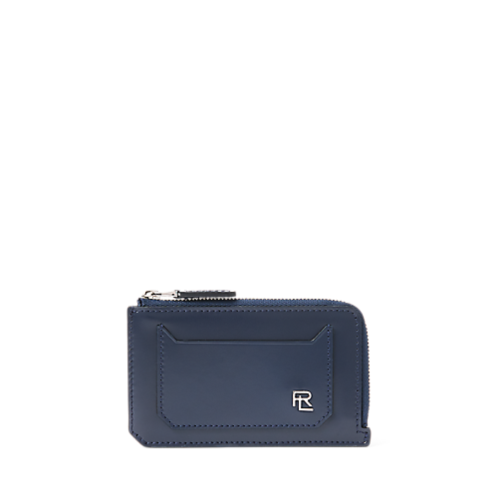 Polo Ralph Lauren RL Box Calfskin Zip Card Case