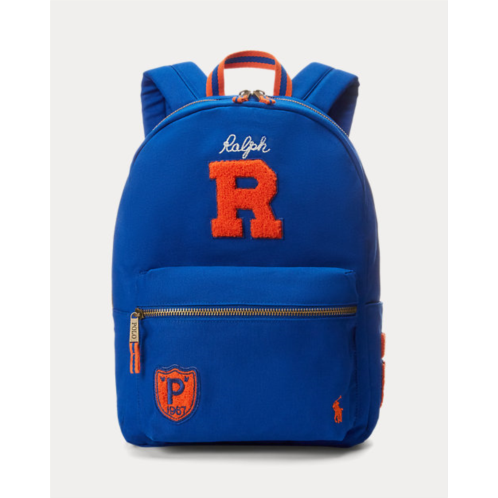 Polo Ralph Lauren Letterman-Patch Canvas Backpack