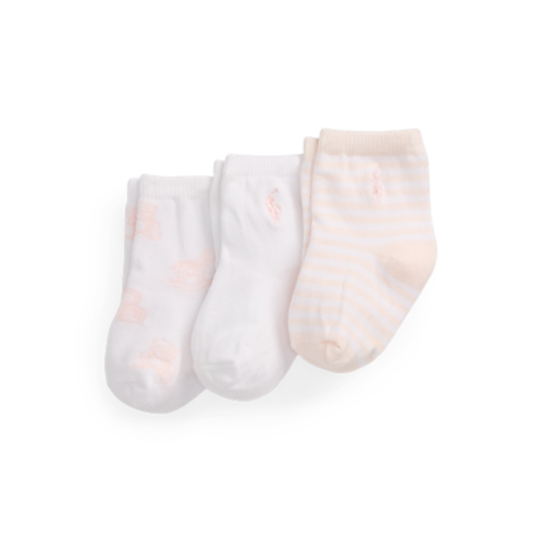 Polo Ralph Lauren Striped Ankle Sock 3-Pack