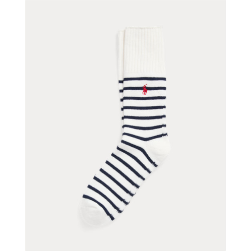 Polo Ralph Lauren Striped Cotton-Blend Crew Socks