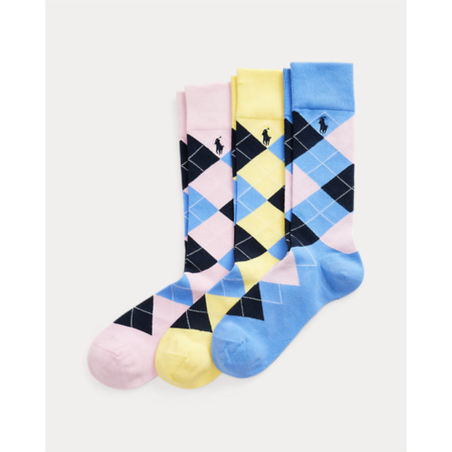 Polo Ralph Lauren Argyle Trouser Sock 3-Pack