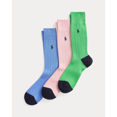 Polo Ralph Lauren Ribbed Trouser Sock 3-Pack