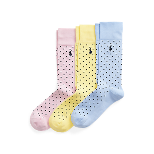 Polo Ralph Lauren Polka-Dot Trouser Sock 3-Pack