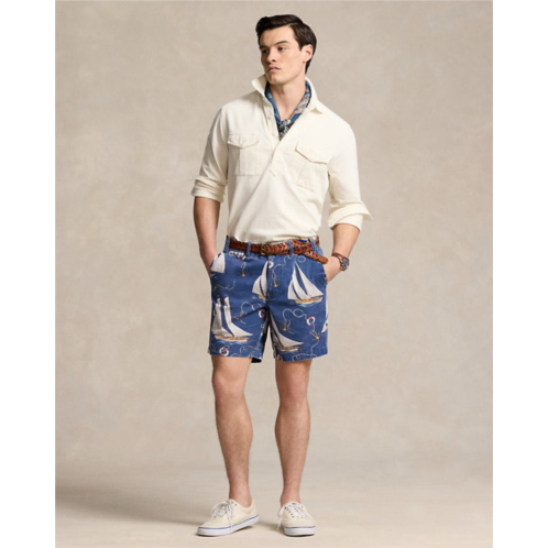 Polo Ralph Lauren 8-Inch Straight Fit Sailboat Twill Short