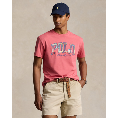 Polo Ralph Lauren Classic Fit Plaid-Logo Jersey T-Shirt