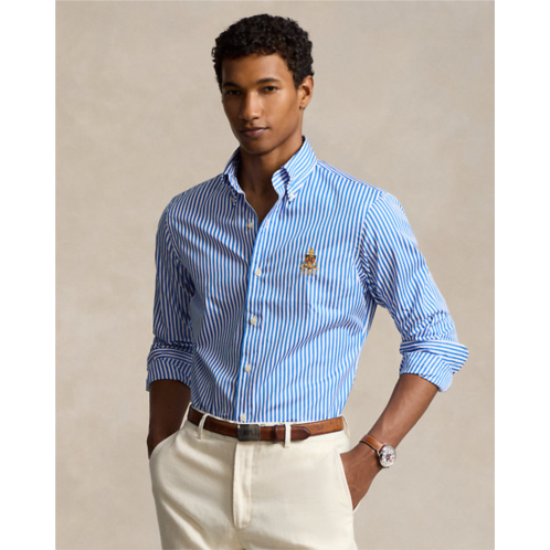 Polo Ralph Lauren Classic Fit Crest Striped Poplin Shirt