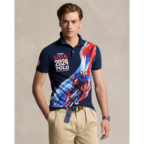 Polo Ralph Lauren Team USA Mesh Graphic Polo Shirt