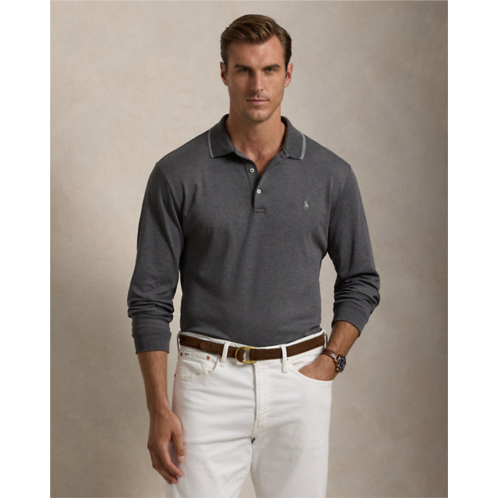 Polo Ralph Lauren Soft Cotton Long-Sleeve Polo Shirt