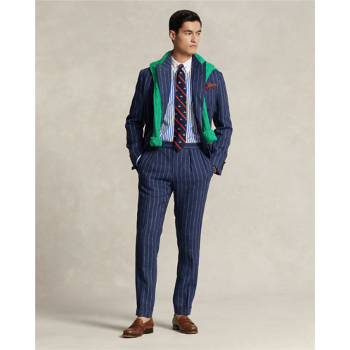 Polo Ralph Lauren Pleated Striped Linen Suit Trouser